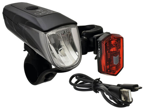 B&uuml;chel LED-Batterie-Beleuchtungs-Set BLC 710 schwarz StVZO