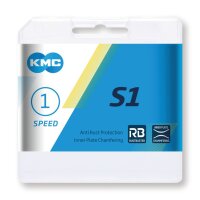 Kette KMC S1 Wide RB 1/2 x 1/8, 112 Glieder, 8,6 mm, silber